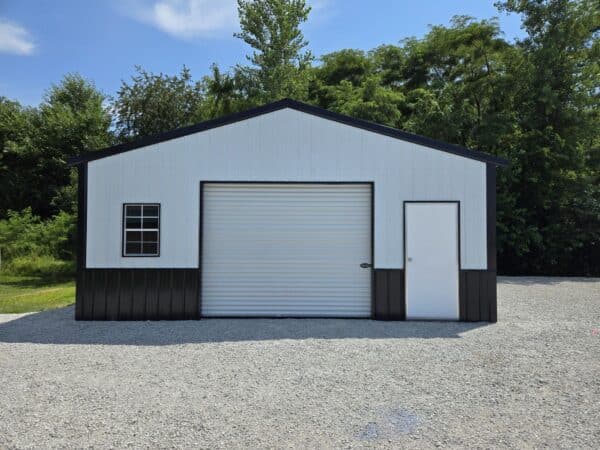 24x30x9 Metal Garage Building - Image 3
