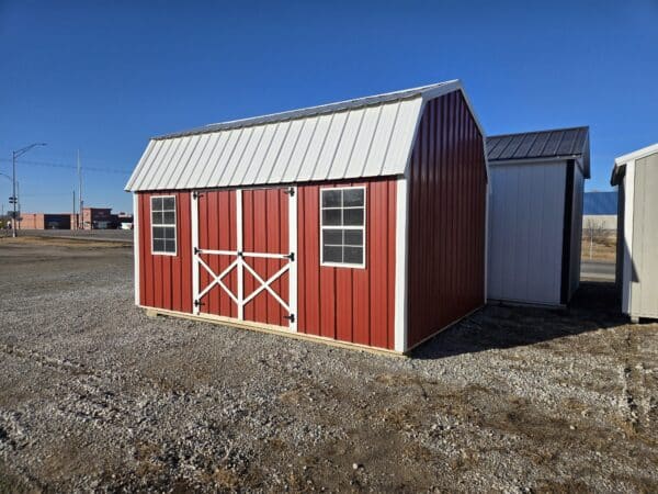 12x16 Lofted Garden Shed w/Metal Siding - Image 4