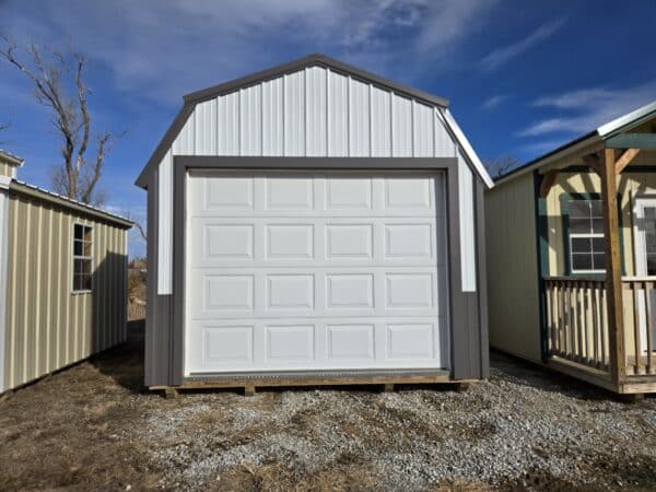 12x32 Portable Lofted Garage w/Metal Siding - Image 3