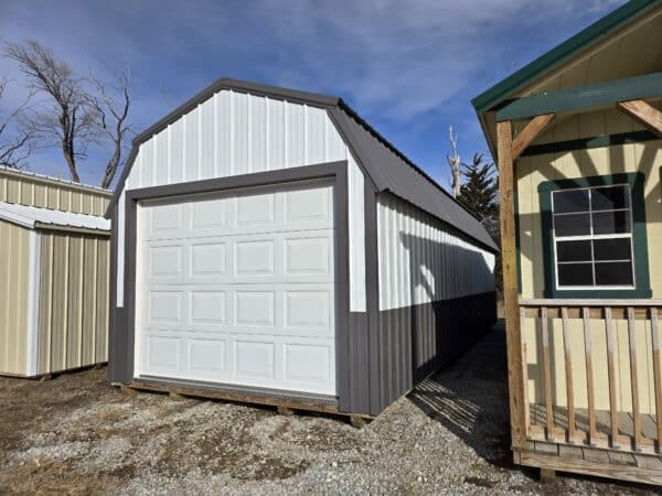 12x32 Portable Lofted Garage w/Metal Siding - Image 4