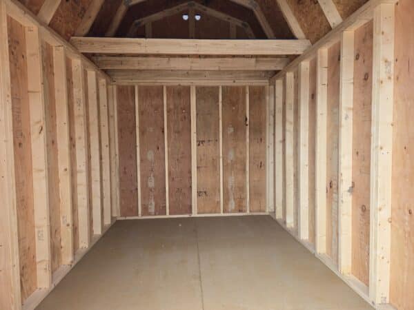 8x12 Lofted Barn Interior Lofts