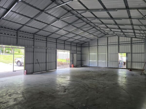metal building interior 30x50