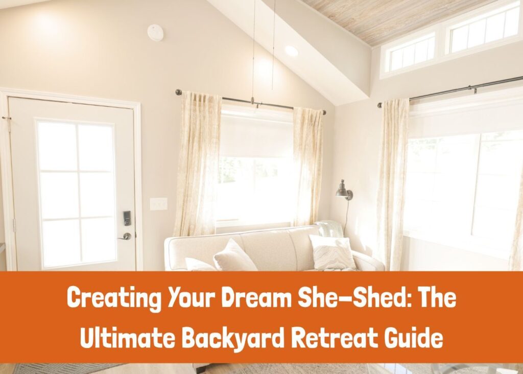 Creating your dream she-shed; the ultimate backyard retreat guide