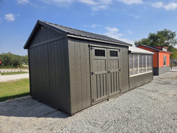 10x24 Greenhouse Shed Combo - Image 4