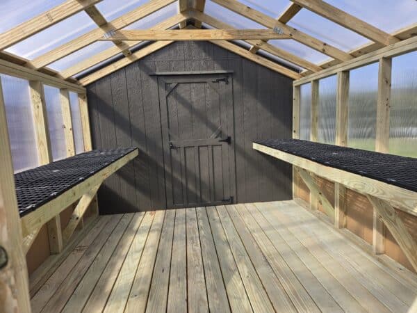 10x24 Greenhouse Shed Combo - Image 5
