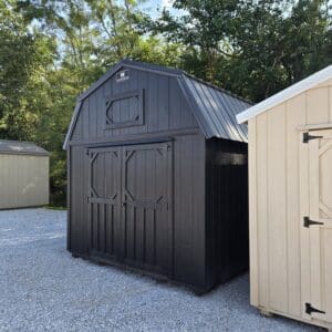10x12 Lofted Barn Black
