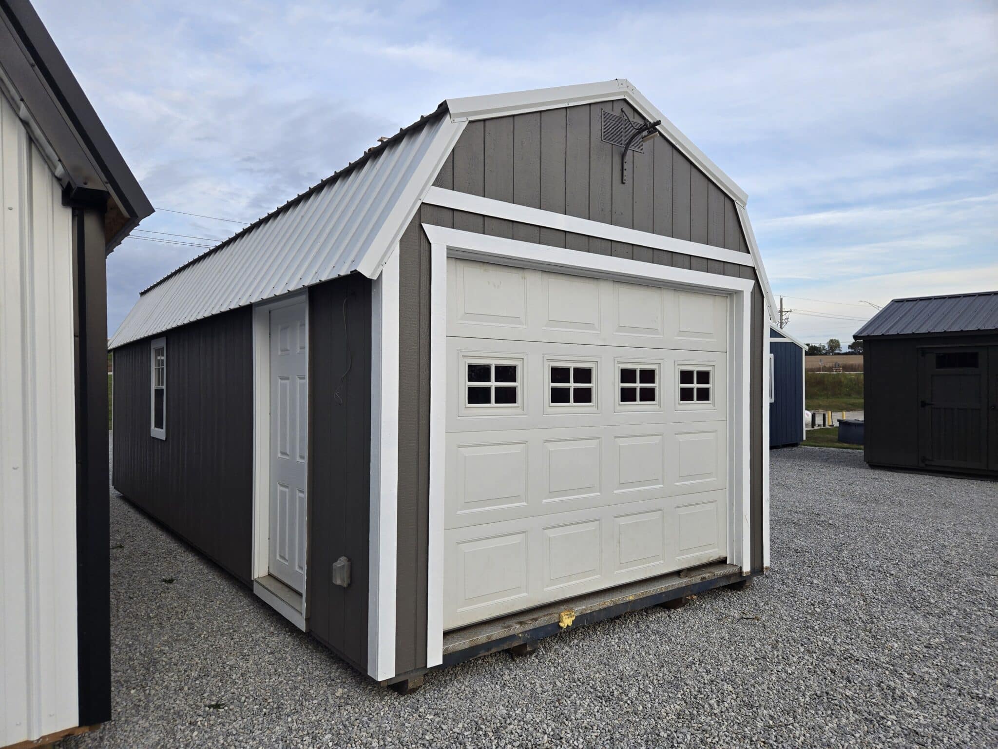 REPO!! 12x28 Lofted Garage - Image 4