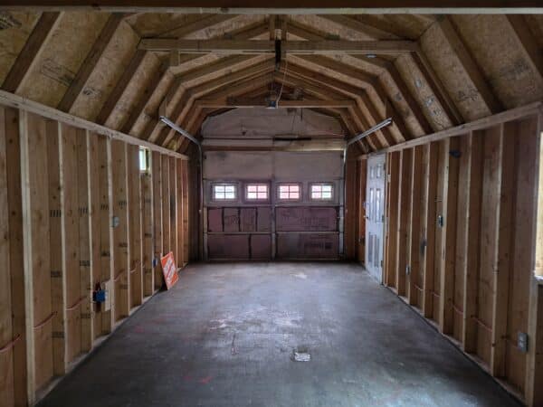 REPO!! 12x28 Lofted Garage - Image 7