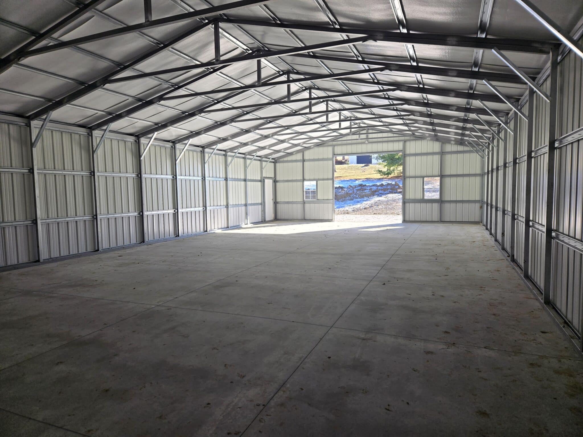 30x60x10 Metal Garage Building - Image 6