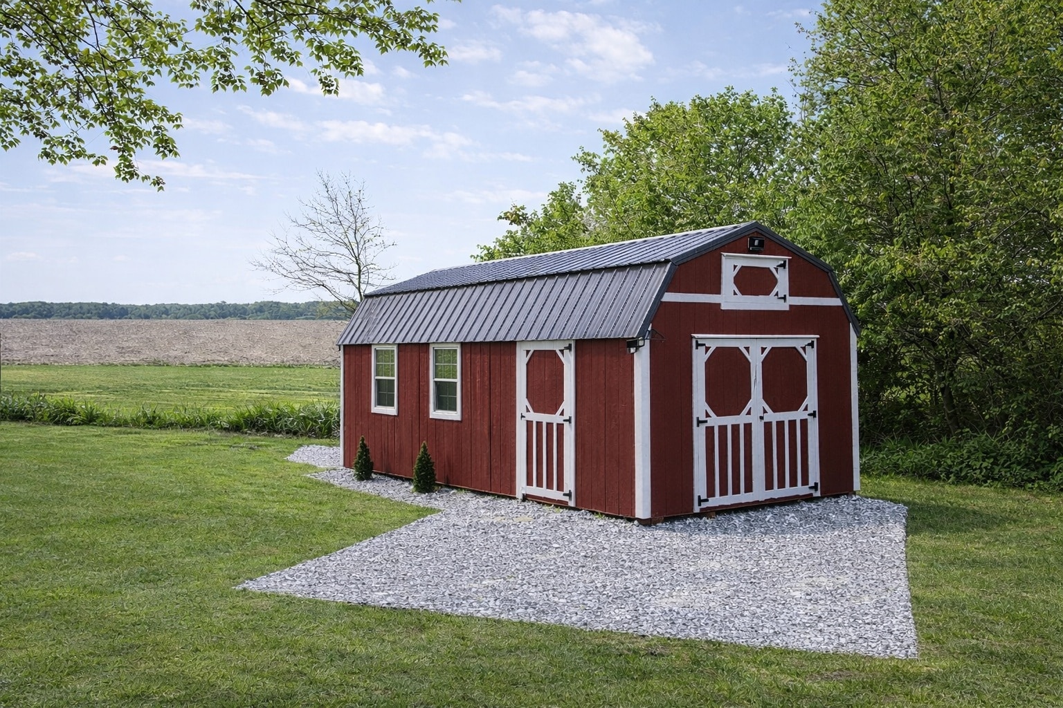 Lofted Garden Shed