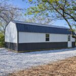 14x32 lofted garage metal siding