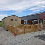 utility shed and lofted cabin