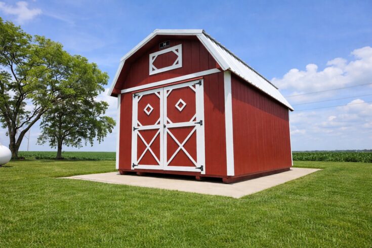 10×16 Lofted Barn in Plattsmouth Nebraska