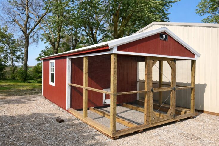 10×20 Chicken Coop in Harlan Iowa