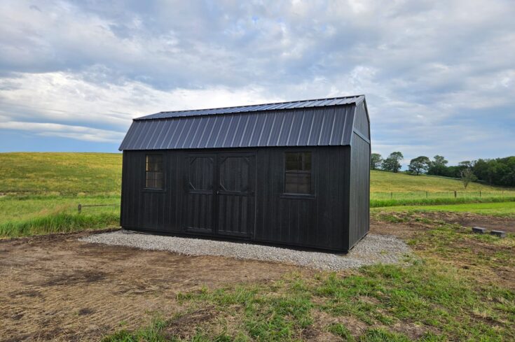10×20 Lofted Garden Shed in Tabor Iowa