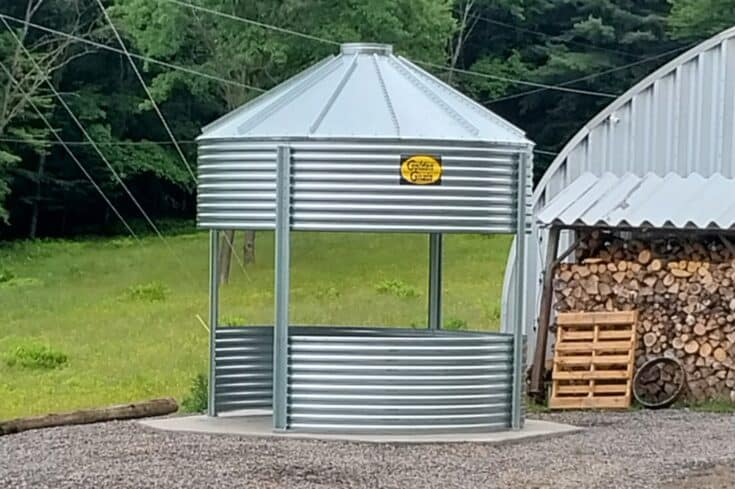 12′ Grain Bin Gazebo in Westfield Pennsylvania