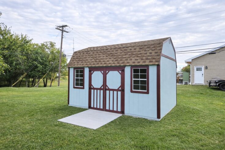 12×16 Lofted Garden Shed in Hallam Nebraska