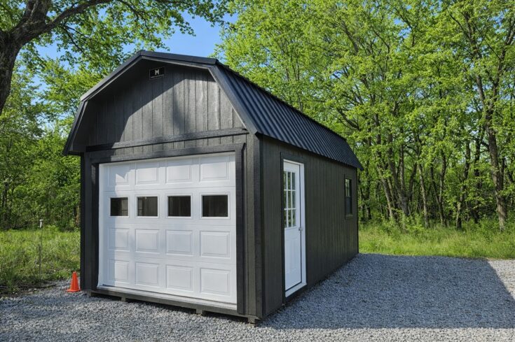 12×20 Lofted Garage in Glenwood Iowa