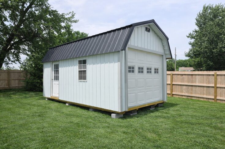 12×20 Lofted Garage in Plattsmouth Nebraska