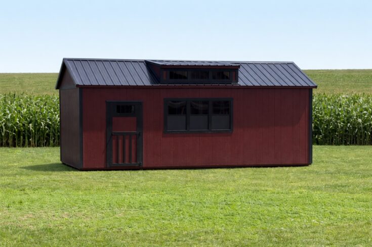 12×24 Villa Shed in Elmwood Nebraska