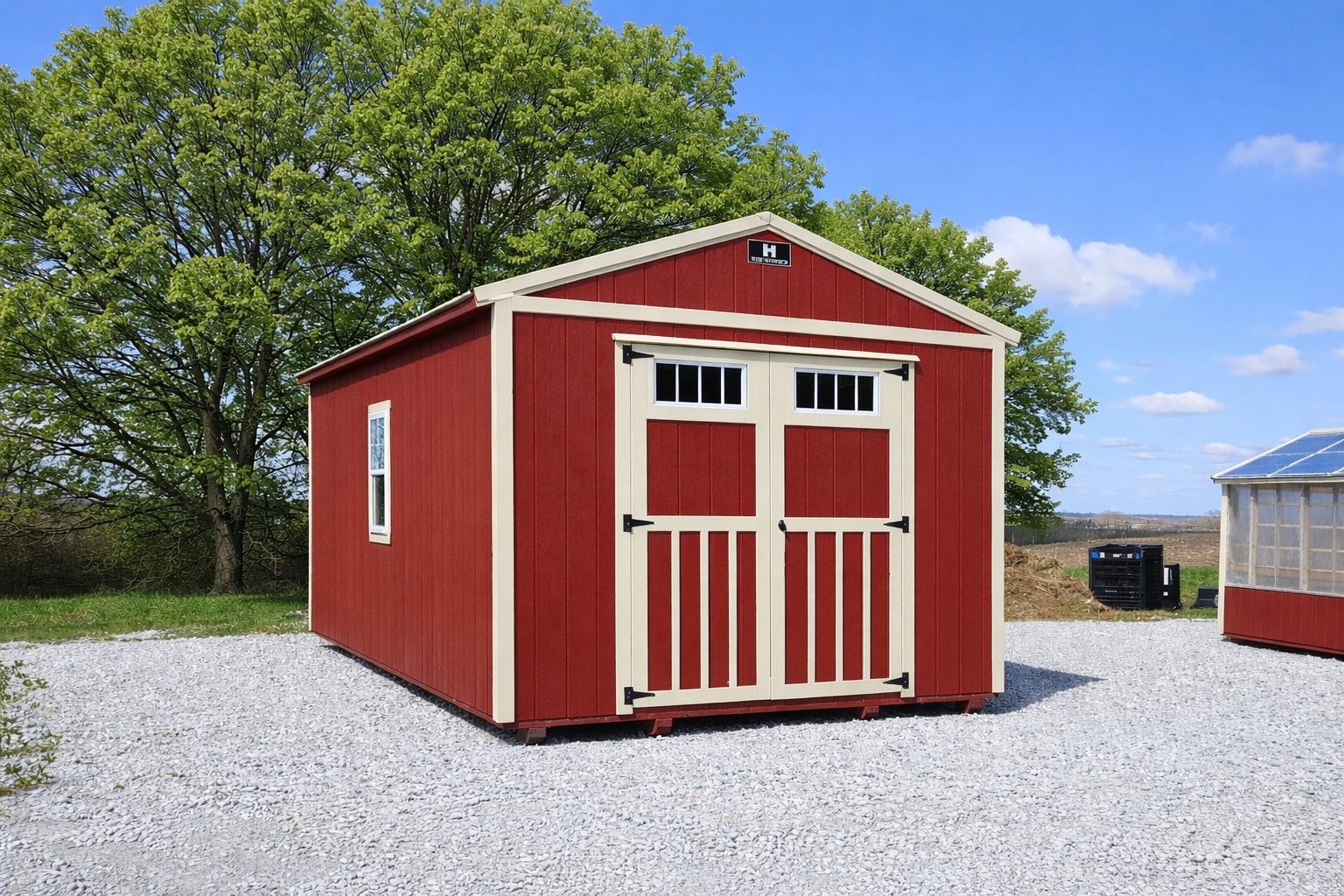 12x24 lofted utility shed iowa