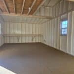 14x28 Country Barn spray foam insulation