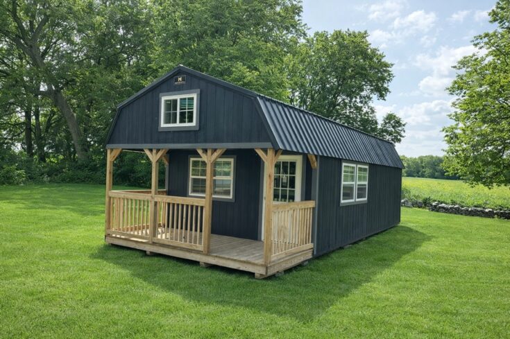 14×32 Lofted Cabin in Avoca Iowa