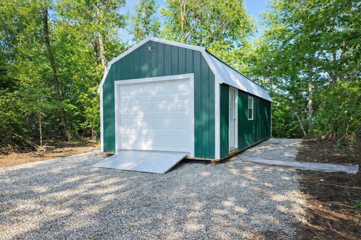 14×36 Lofted Garage in Union Nebraska