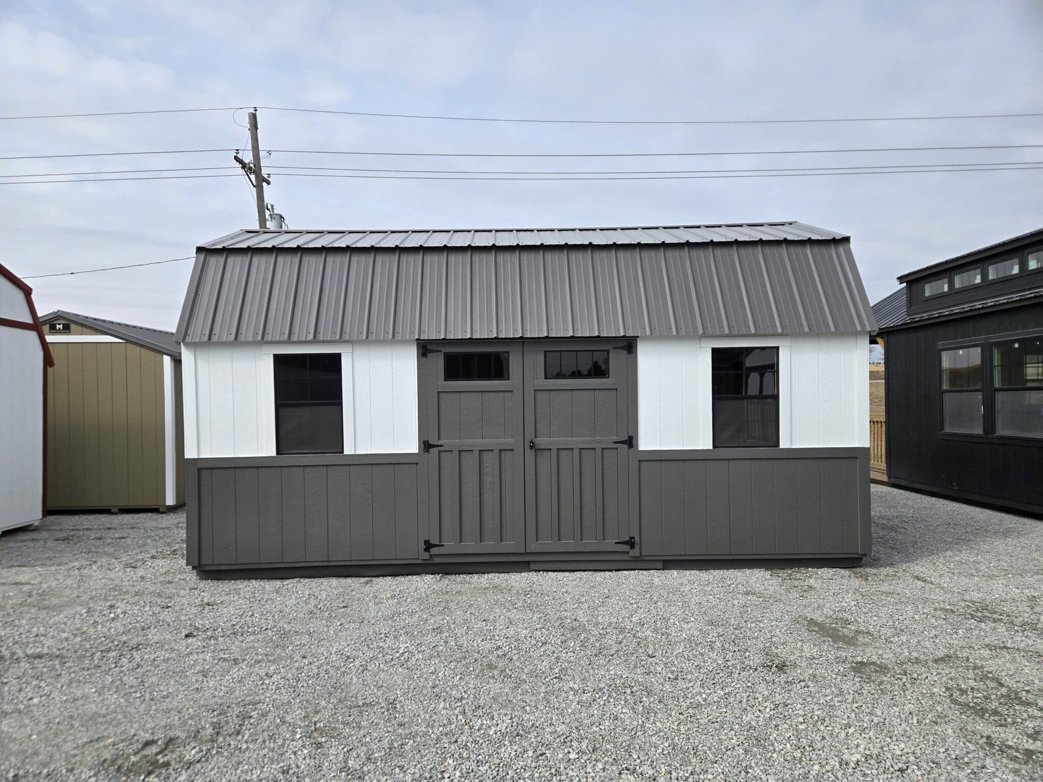 10x20 shed wainscoting
