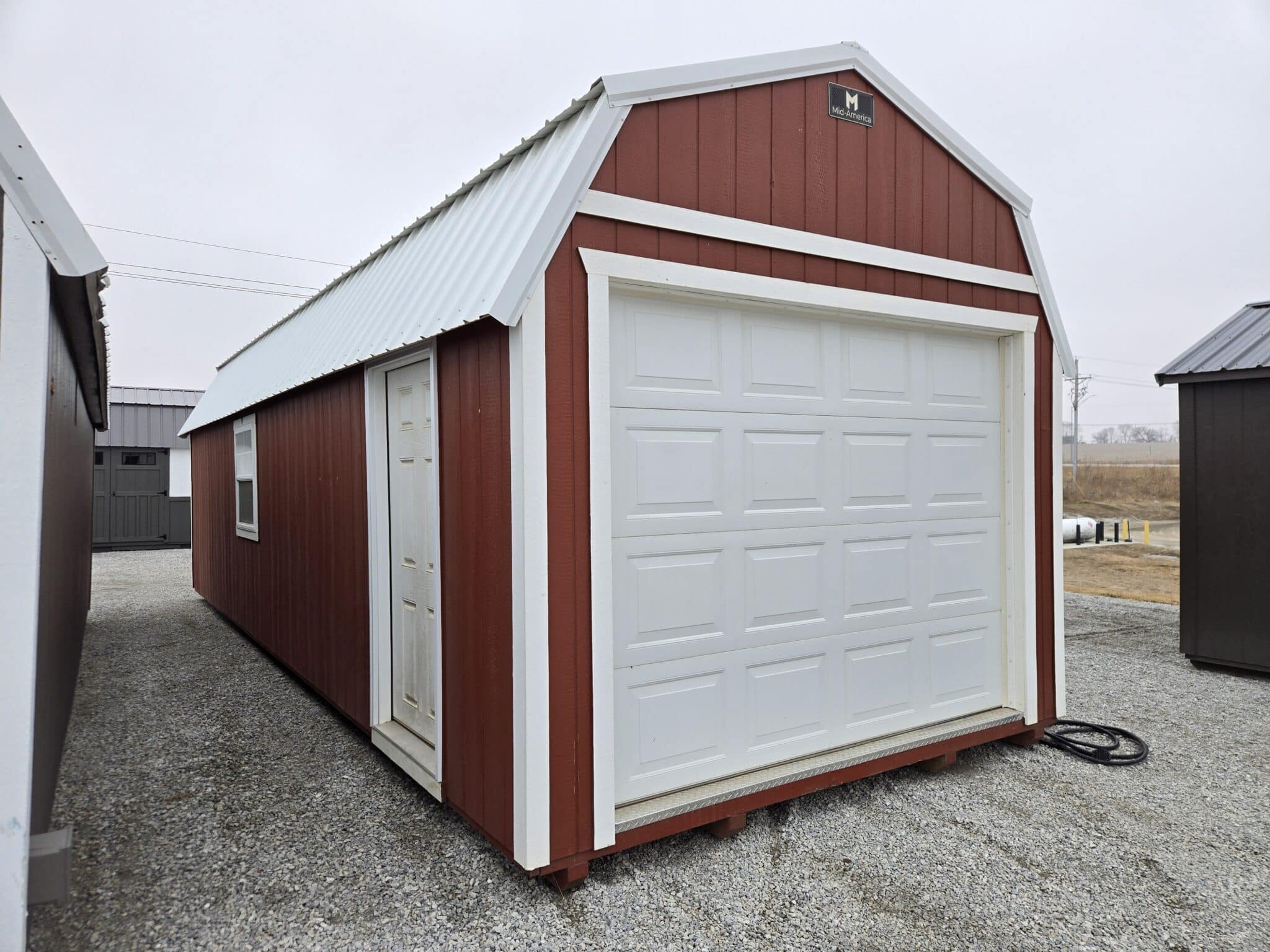 REPO!! 12x32 Lofted Garage - Image 4