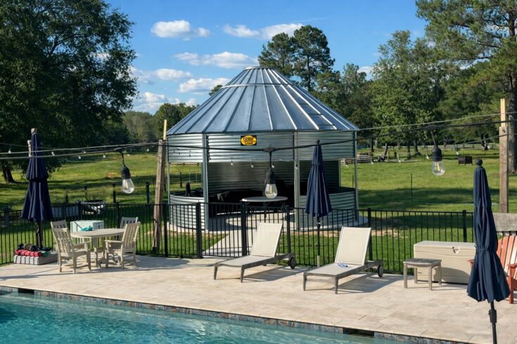 21′ Grain Bin Gazebo in Bogalusa Louisiana