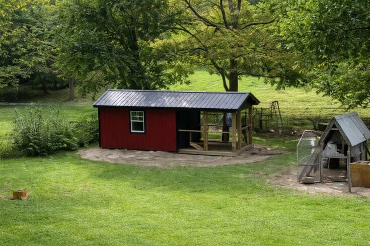 8×20 Chicken Coop in Omaha Nebraska