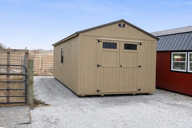 12×24 Lofted Utility Shed in Greenwood Nebraska
