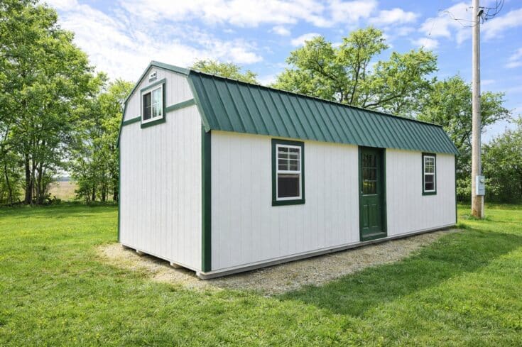 12×28 Lofted Garden Shed in Murray Nebraska