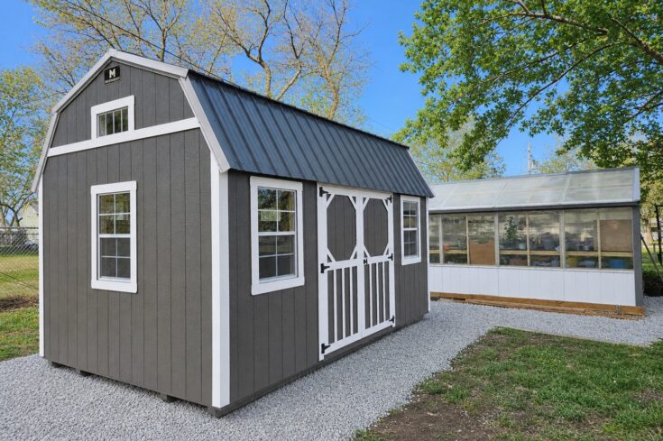 10×16 Lofted Garden Shed in Lincoln Nebraska