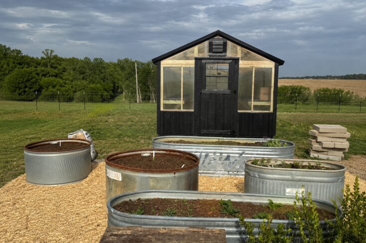 10×24 Portable Greenhouse in Sidney Iowa