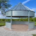21' grain bin gazebo pond missouri