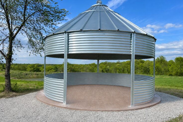 21′ Grain Bin Gazebo in Denver Missouri