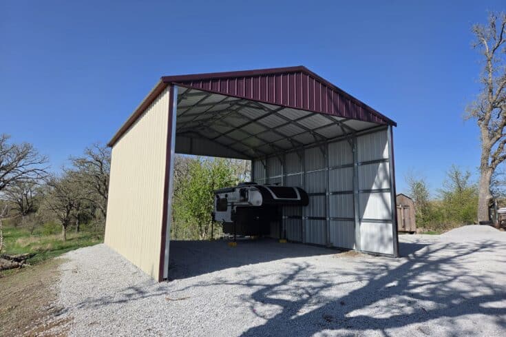 24x30x14 RV Cover Carport in Nehawka Nebraska
