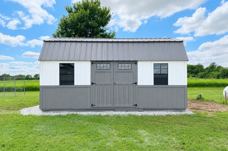 10×20 Lofted Garden Shed in Malvern Iowa