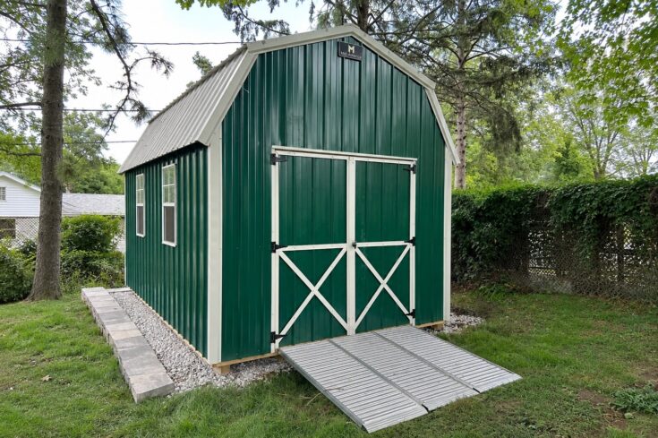 10×16 Lofted Barn in Omaha Nebraska