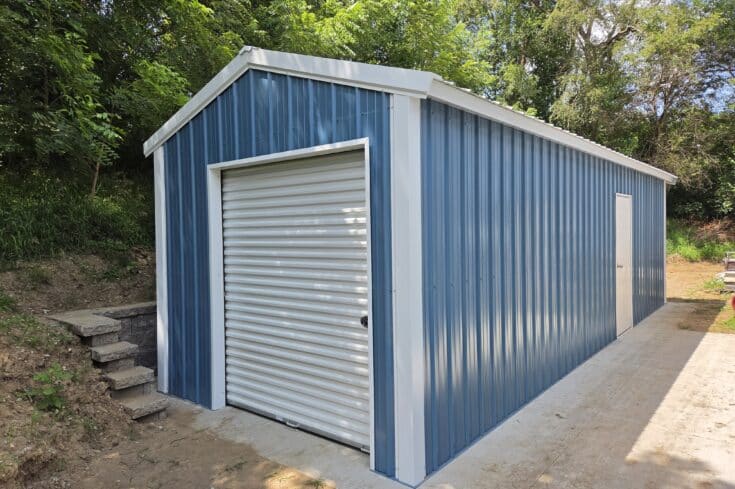 10x30x8 Metal Storage Building in Plattsmouth Nebraska