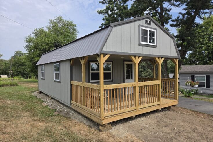 14×32 Lofted Cabin in Plattsmouth Nebraska