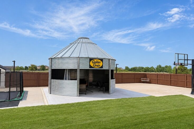21′ Grain Bin Gazebo in Wichita Kansas