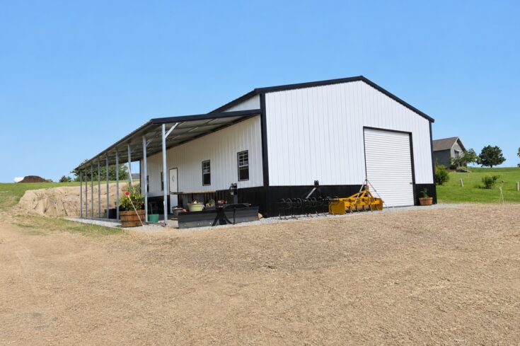 30x40x12 Metal Building in Plattsmouth Nebraska