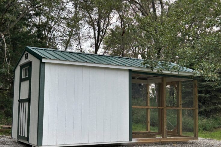 8×16 Chicken Coop in Nehawka Nebraska