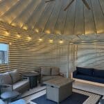 grain bin gazebo interior