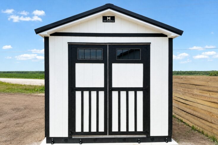 10×12 Lofted Utility Shed in Lincoln Nebraska
