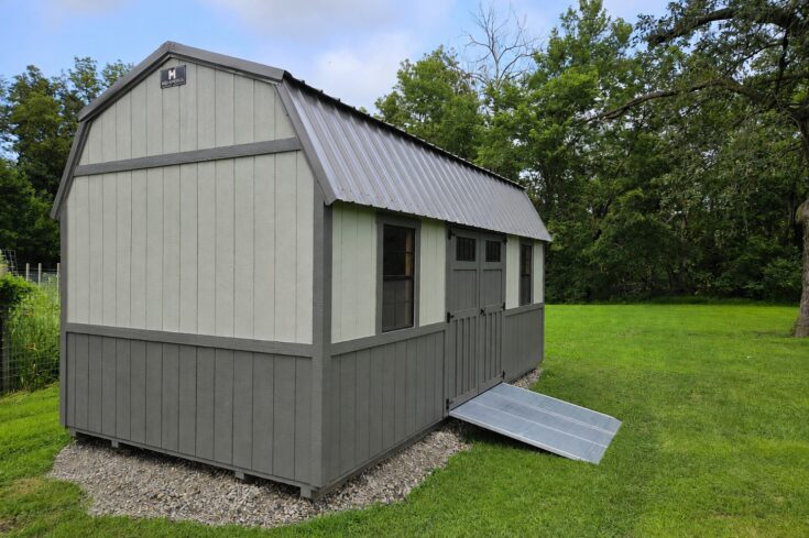 10×20 Lofted Garden Shed in Union Nebraska