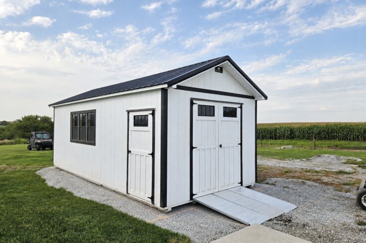 12×24 Villa Shed in Filley Nebraska